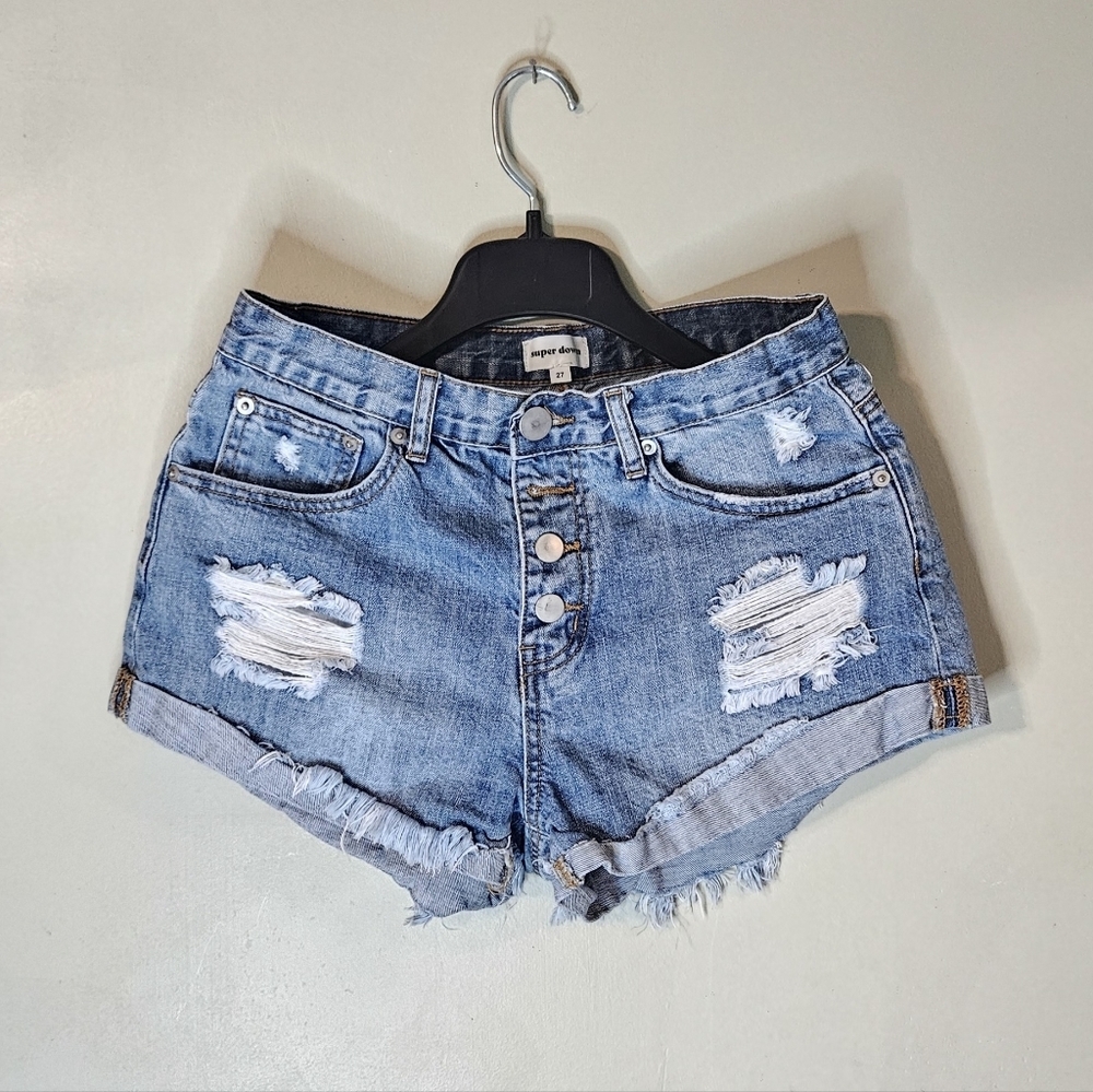 🩷Super Down Shorts HandCrafted Size 27❤️💜
